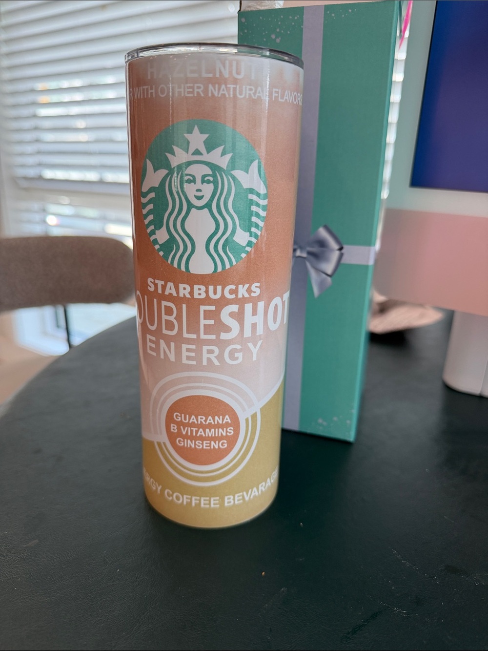 Starbucks Doubleshot Energy Can - Pink, Teal, Gold